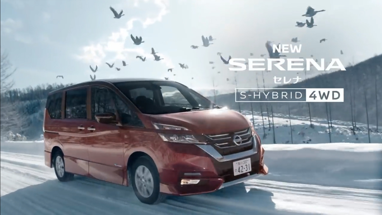 全新日产serena凌驾冰雪稳定从容