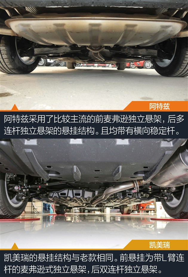 运动与舒适的博弈 阿特兹对比新凯美瑞