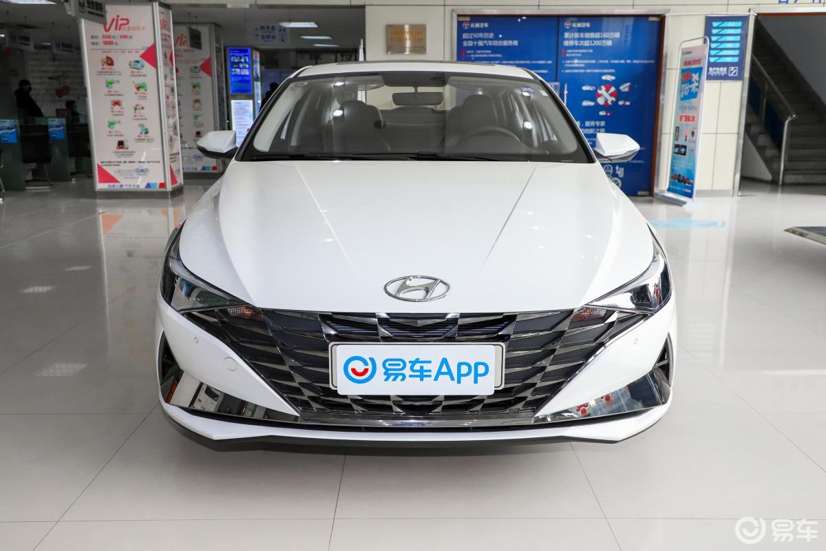 【伊兰特2021款1.5l glx精英版正前水平汽车图片-汽车