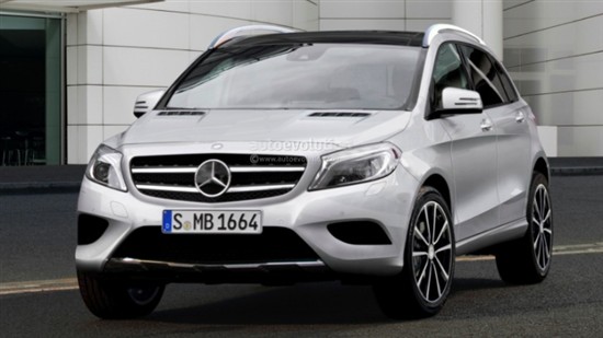 Mercedes-Benz new SUV named GLA direct competition with the BMW X1