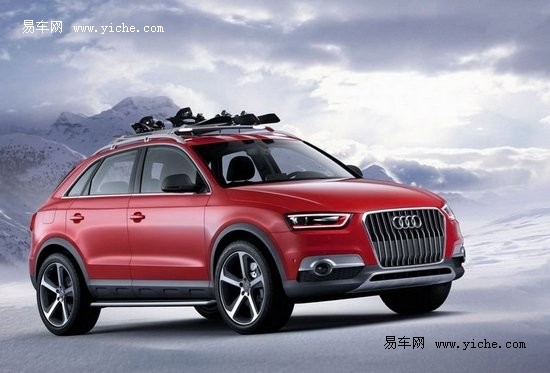 Audi Q3, the Red Track the upcoming release of the red as the theme