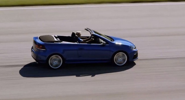 图文】新款敞篷高尔夫R视频公布明年3月亮相