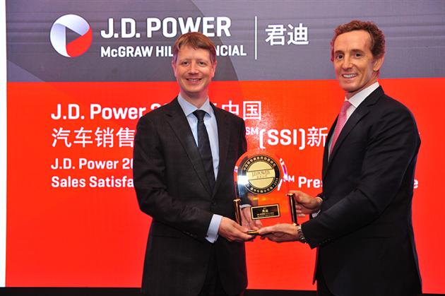 奥迪在豪华品牌中名列第一位