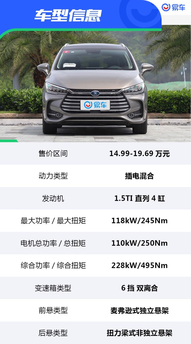 比亚迪宋max dm 16.6万开回家