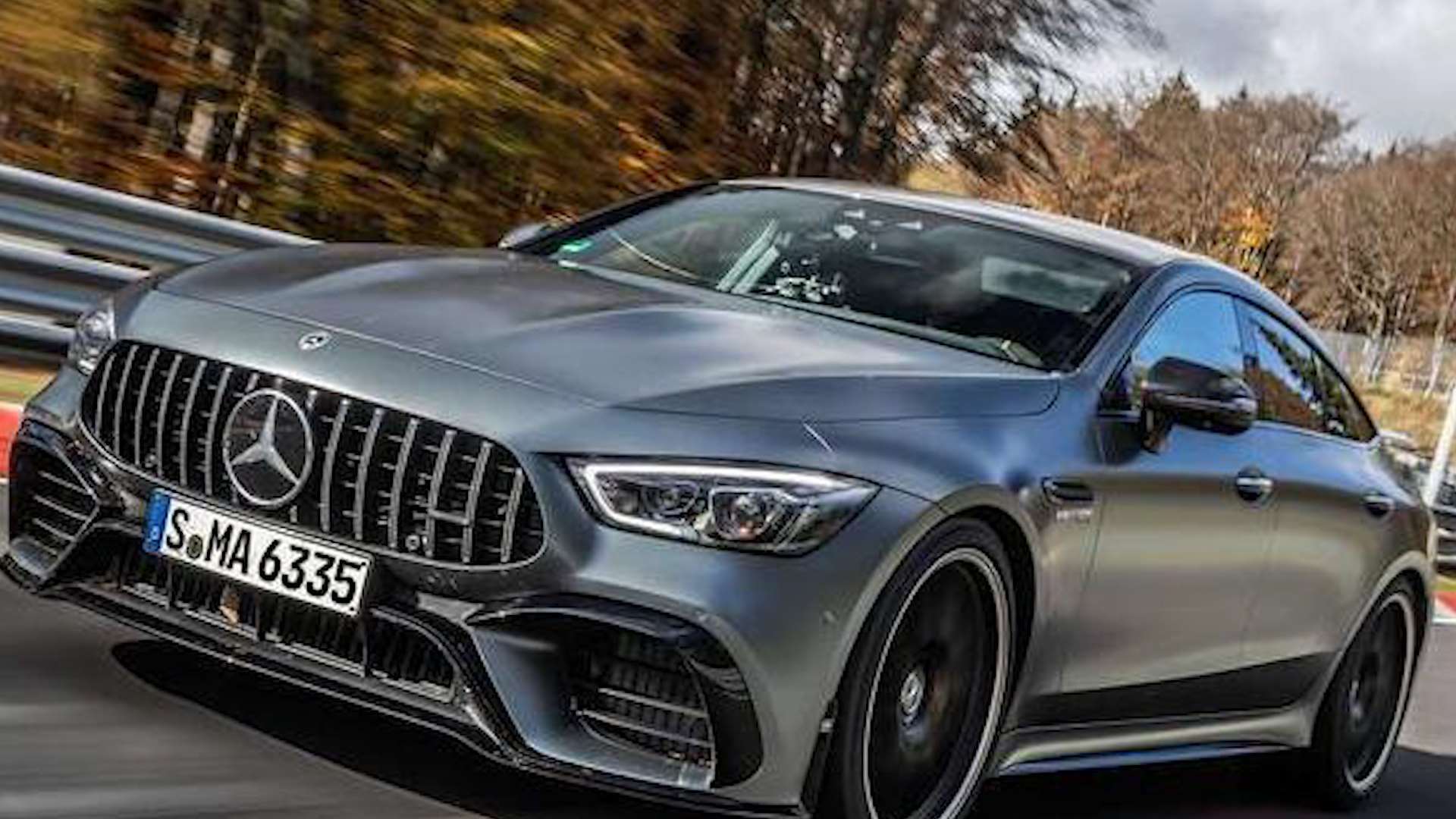 奔驰amg gt63 s刷新纽北最速四门轿跑圈速记录