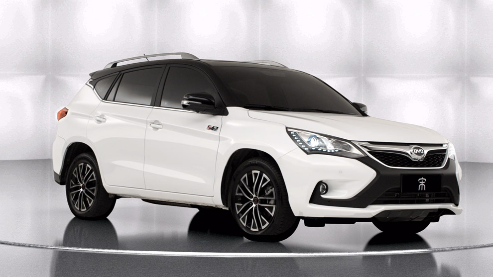 比亚迪宋色彩明朗五种可选撞色搭配