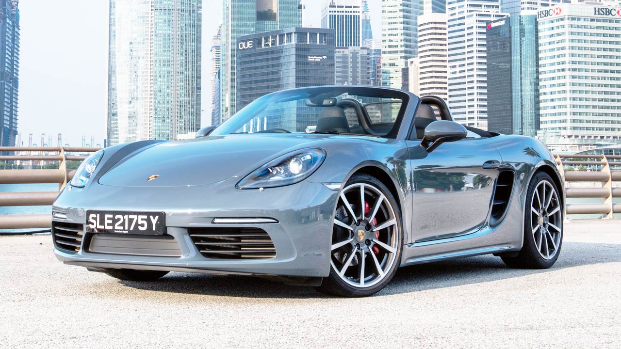 保时捷718boxsters敞篷9秒开启闭合