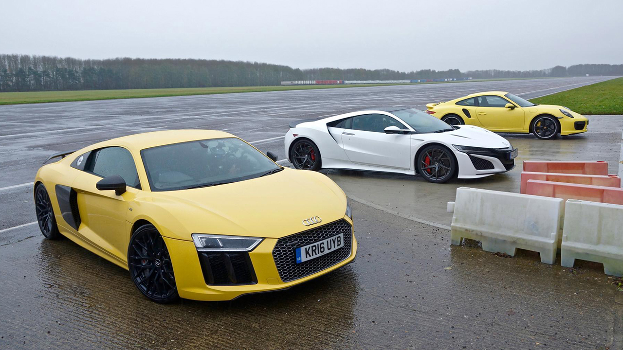 超跑之战奥迪r8讴歌nsx911turbo