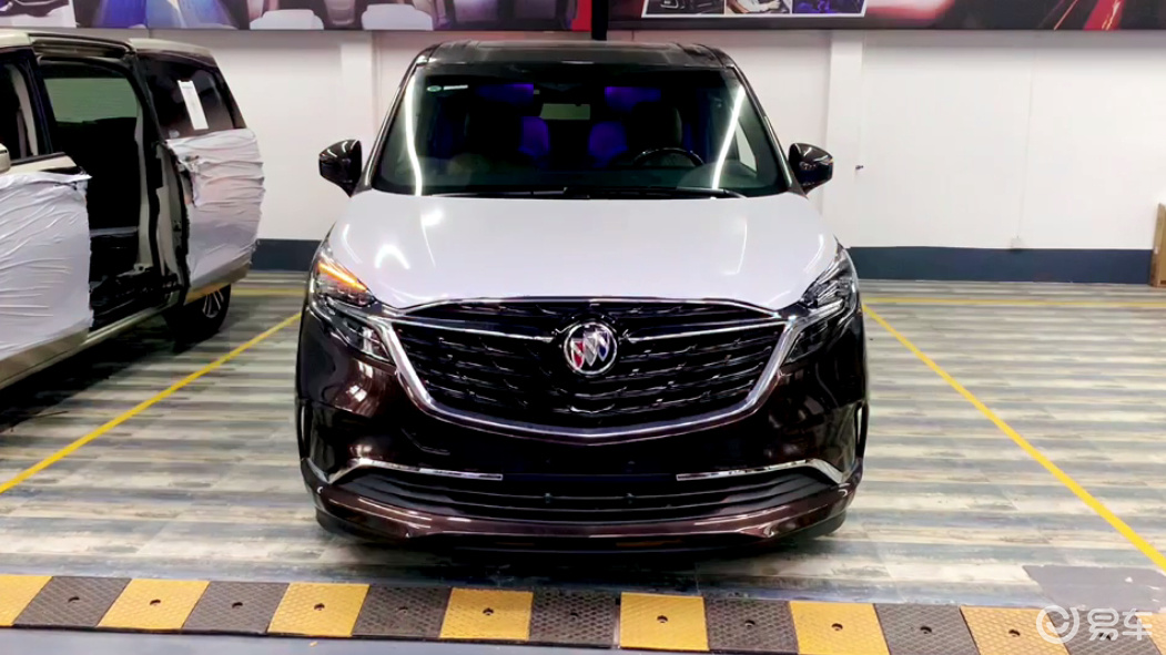 21款别克es陆尊双拼色巧克力褐色