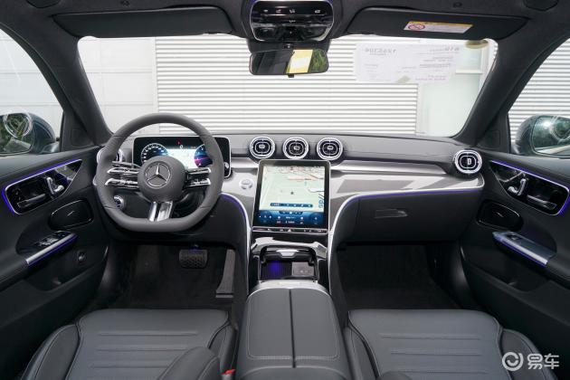 奔驰c级中控台-后排-发动机-易车