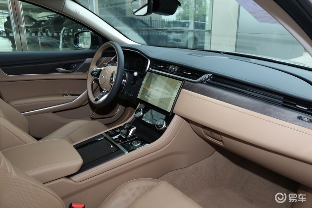 捷豹xfl中控液晶屏-后排-胎压-易车