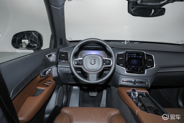 沃尔沃xc90 recharge车尾-方向盘-气囊-易车