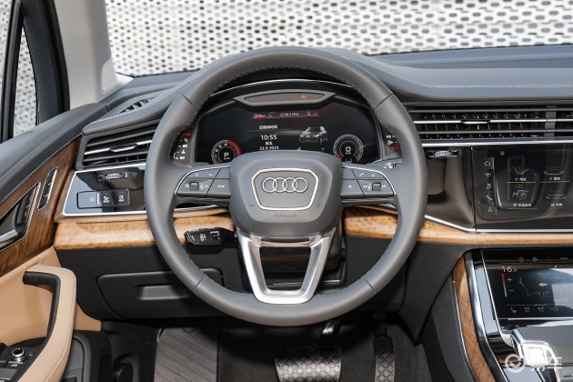 奥迪q7车尾-方向盘-气囊-易车