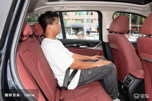 宝马x3黑色-后排-动力-易车