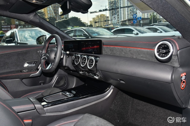 奔驰cla级内饰-后排-双离合-易车