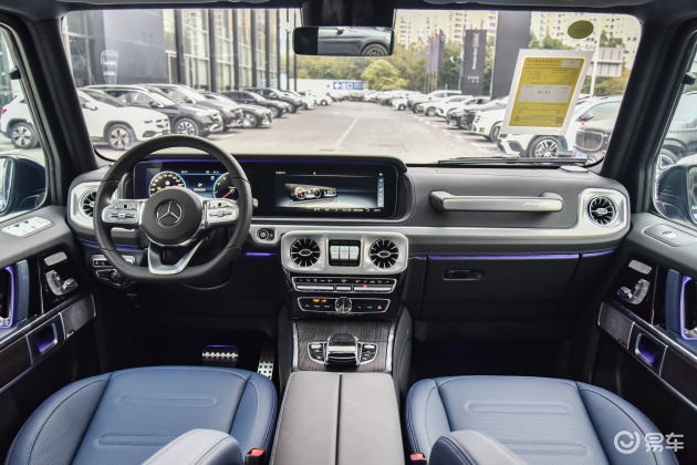 奔驰g级内饰-后排-动力-易车