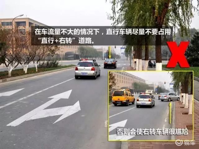 直行 右转合用车道等红灯，后车一直狂按喇叭 易车