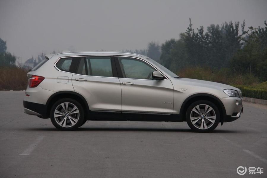 【宝马x32011款xdrive35i 豪华型正侧车头向右水平汽车图片-汽车图片