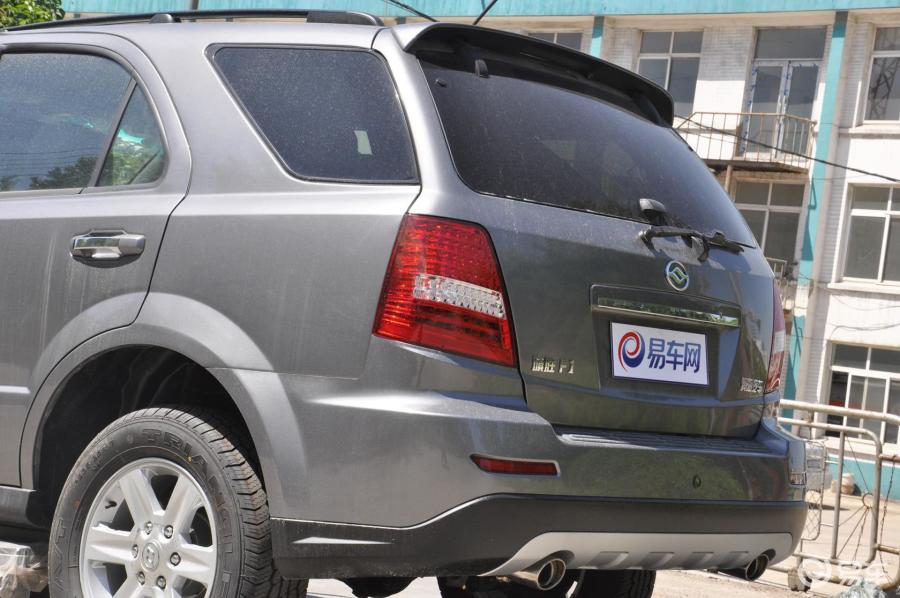 黄海旗胜f1 车尾局部图