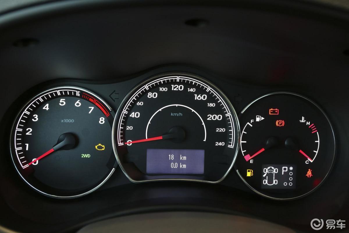 5l 四驱 豪华版仪表盘背光显示汽车图片-汽车图片大全】-易车