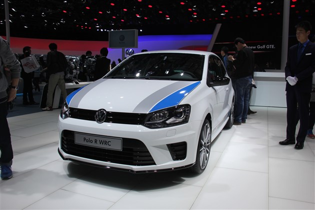 在2014年的北京车展上,大众带来了早在2012年就发布了的polorwrc版