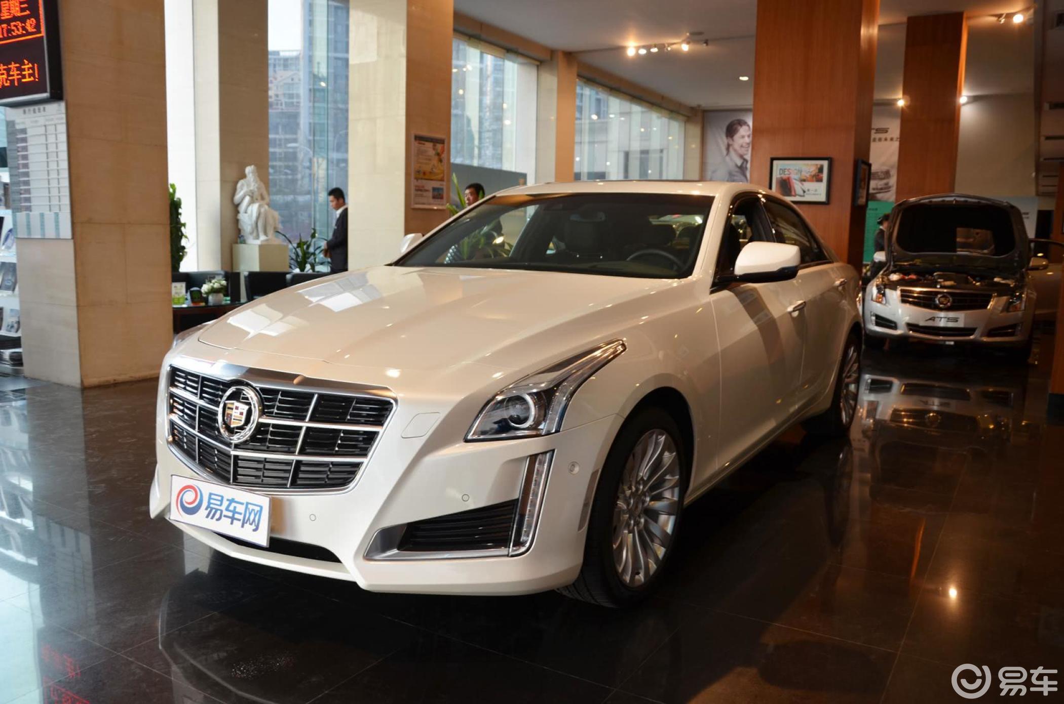 【凯迪拉克cts2014款28t 领先型侧前45度车头向左水平汽车图片-汽车