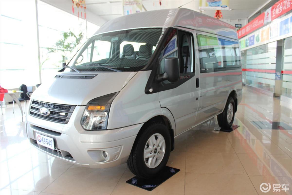 【新世代全顺2015款柴油 短轴 6座 豪中顶(国4)正前水平汽车图片-汽车