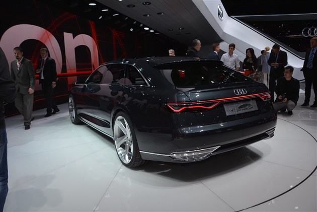 日内瓦车展发布的奥迪prologue avant概念车