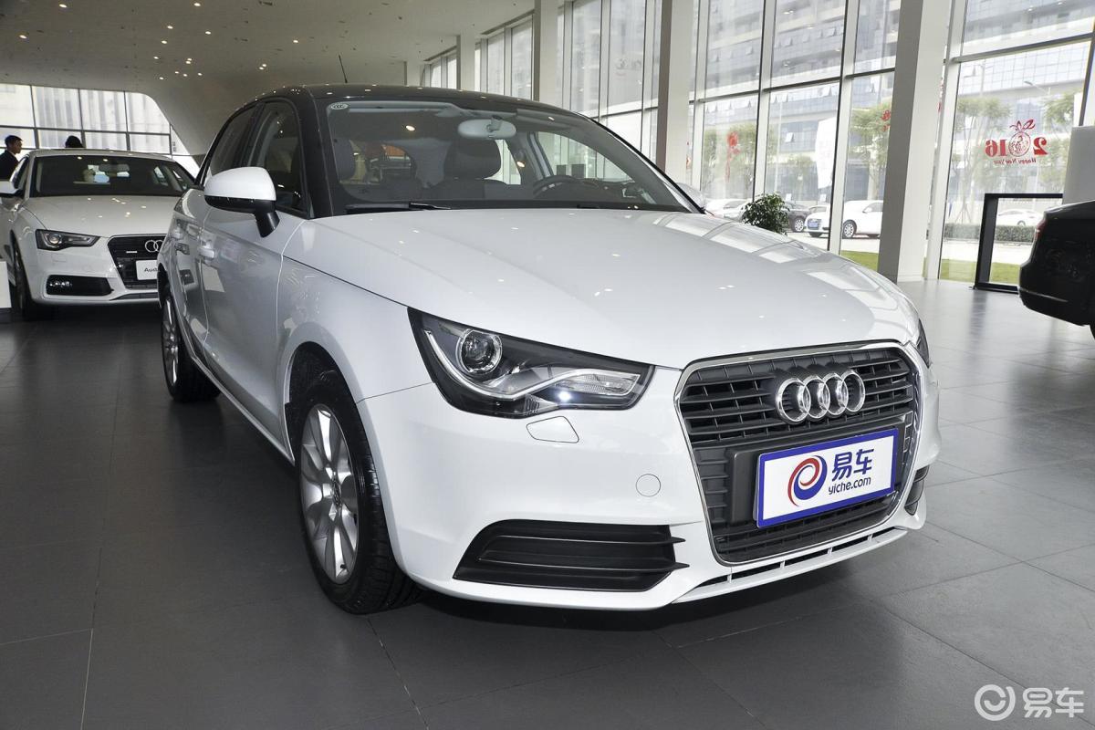 【奥迪a12014款sportback 30tfsi 技术型侧前45度车头向右水平汽车