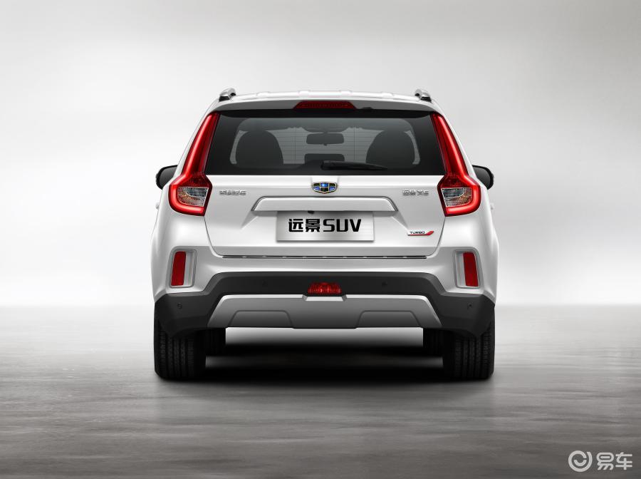 吉利远景suv 010白色正尾图