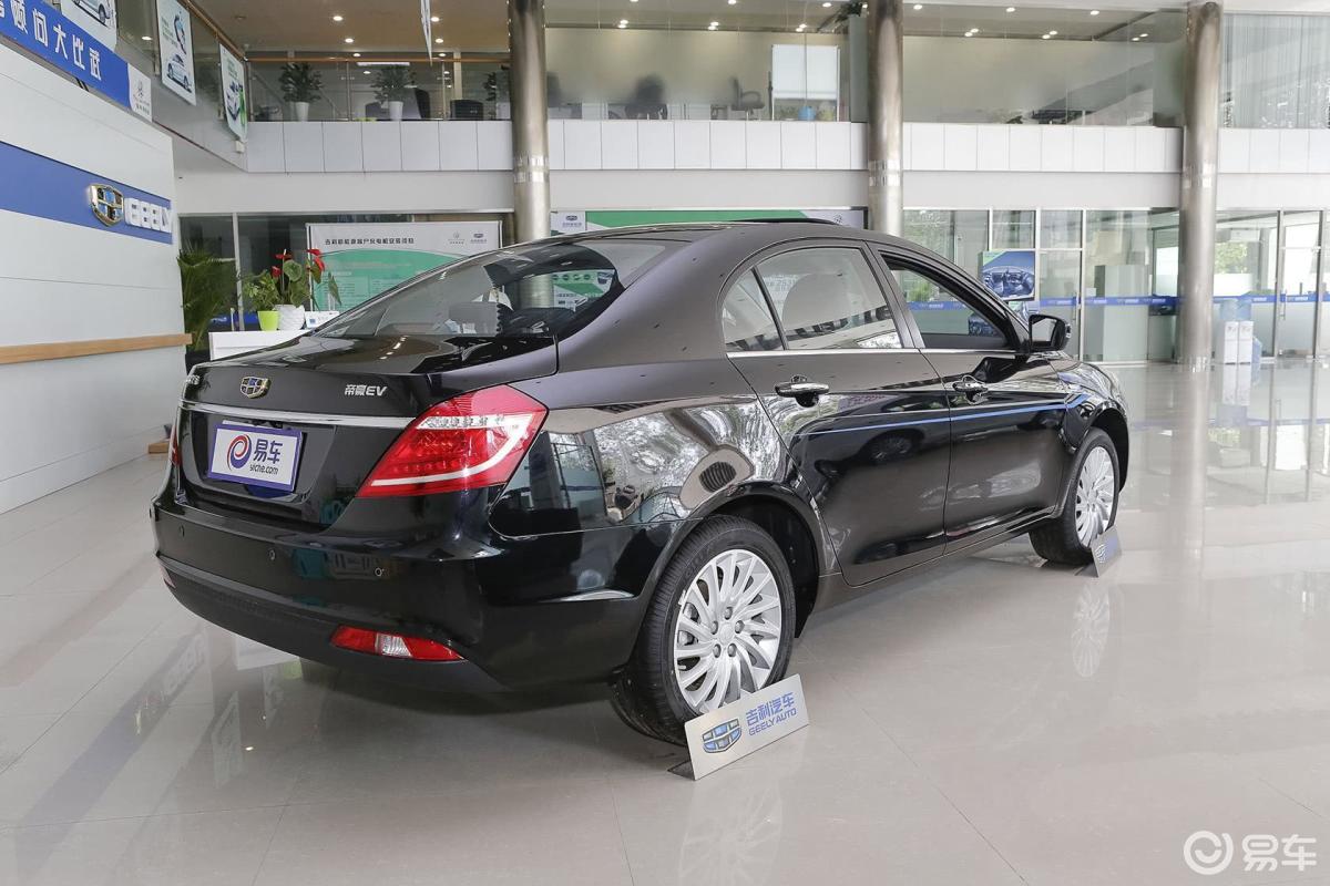 【帝豪ev2016款尊贵版侧前45度车头向左水平汽车图片-汽车图片大全】