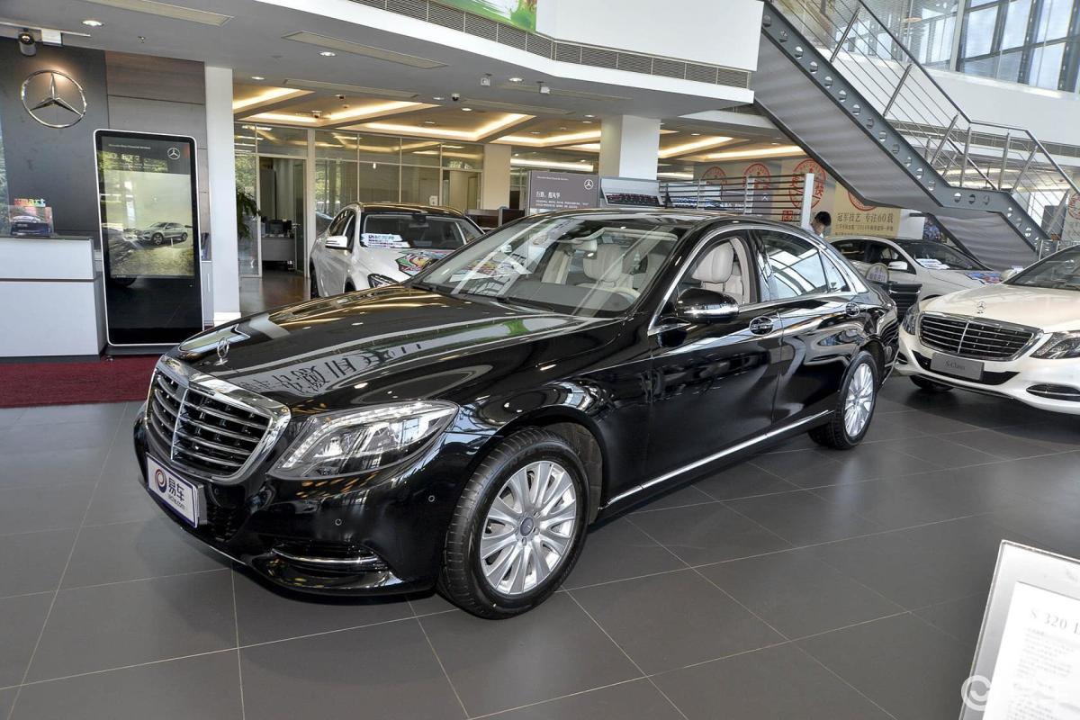 【奔驰s级2016款320l 豪华型侧前45度车头向左水平汽车图片-汽车图片