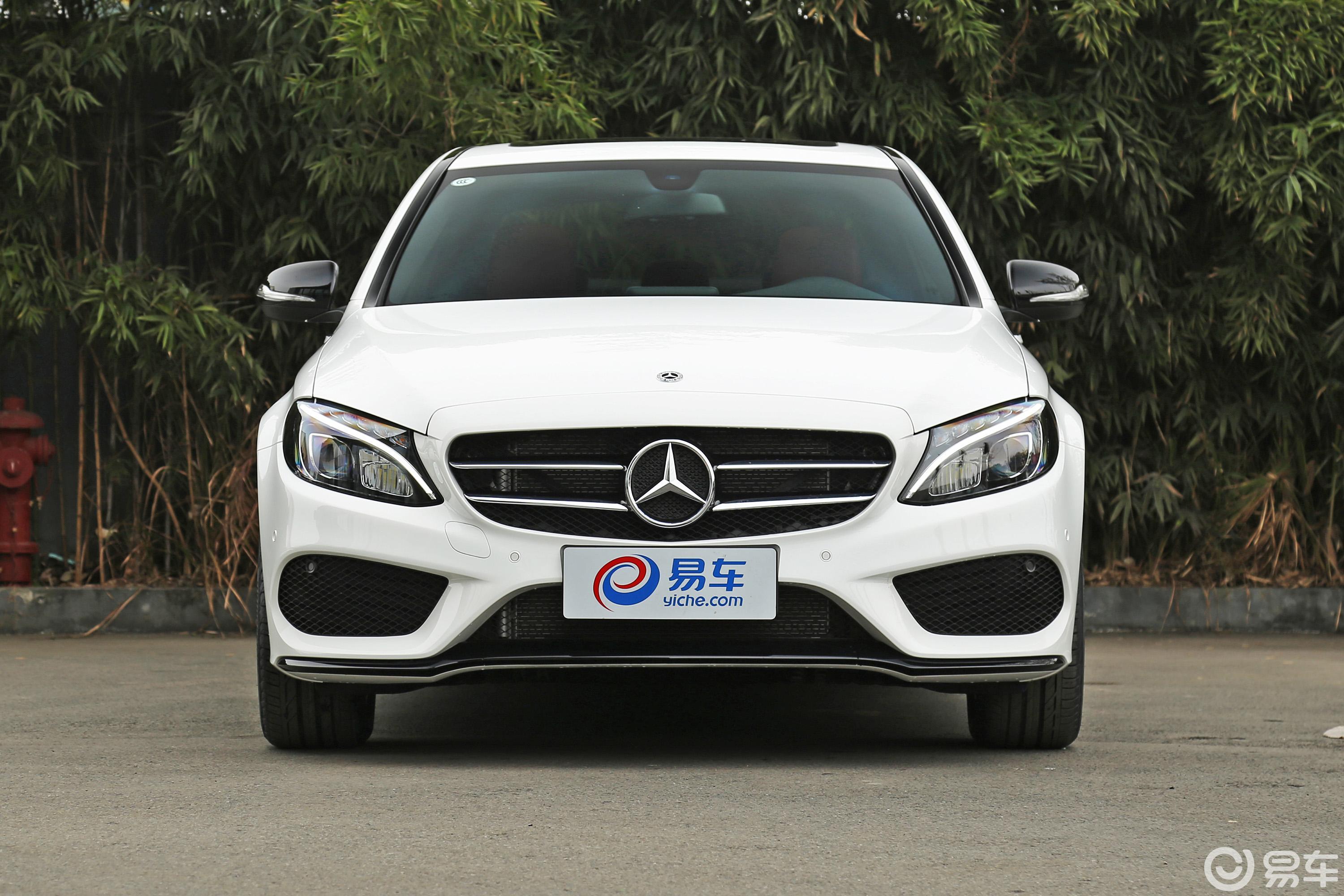 【奔驰c级2018款c 200 运动版正前水平汽车图片-汽车图片大全】-易车