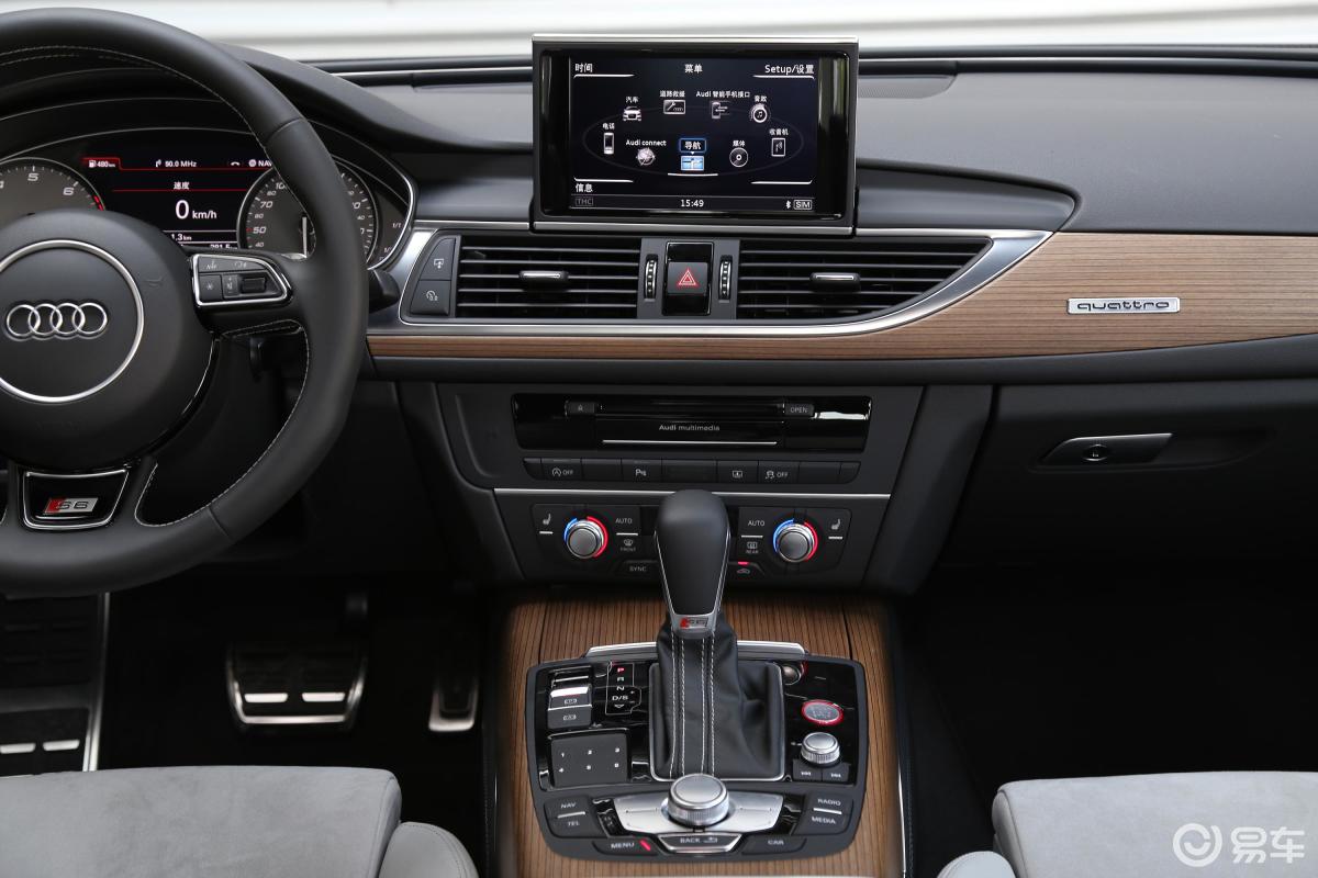 【奥迪s62018款4.0tfsi中控台整体汽车图片-汽车图片大全】-易车