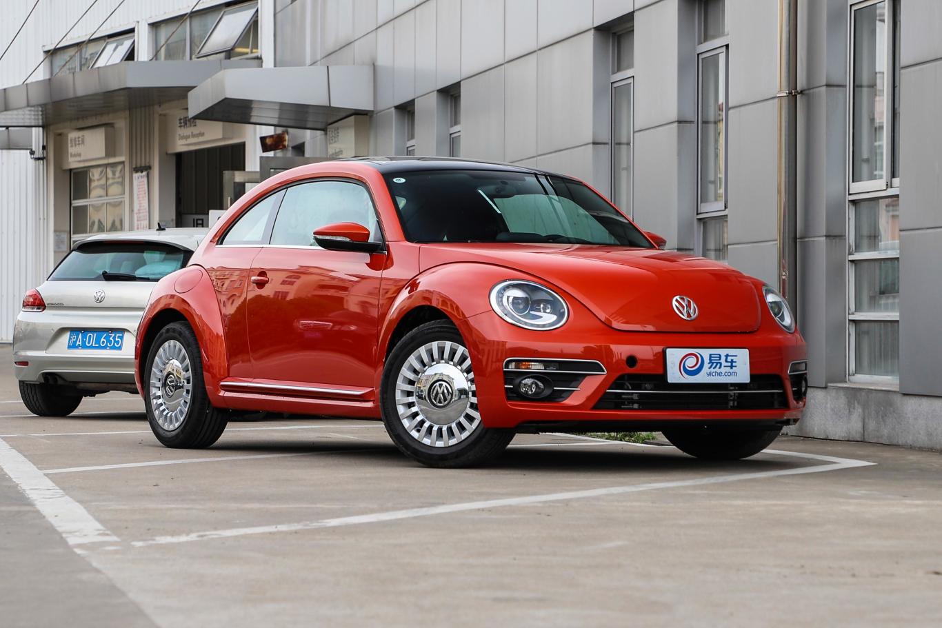 【甲壳虫180tsi 乐动橙版侧前45度车头向右水平图片-汽车图片大全】
