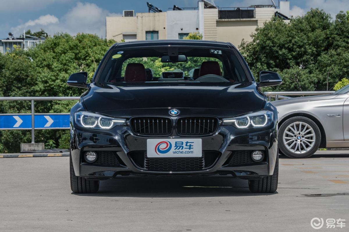 【宝马3系2018款330i m运动曜夜版侧前45度车头向右水平汽车图片-汽车