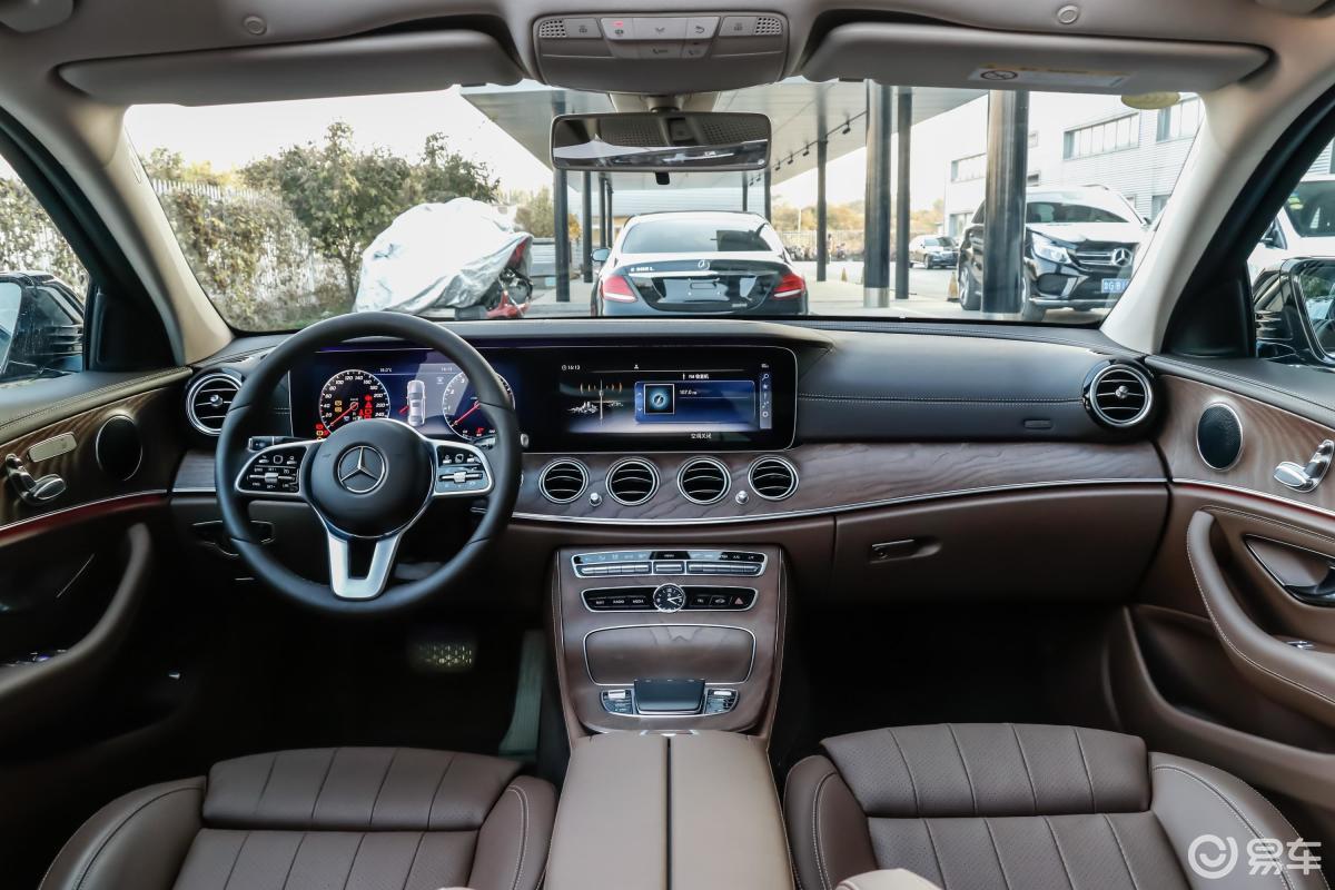 【奔驰e级2019款e 200 l内饰全景正拍汽车图片-汽车图片大全】-易车