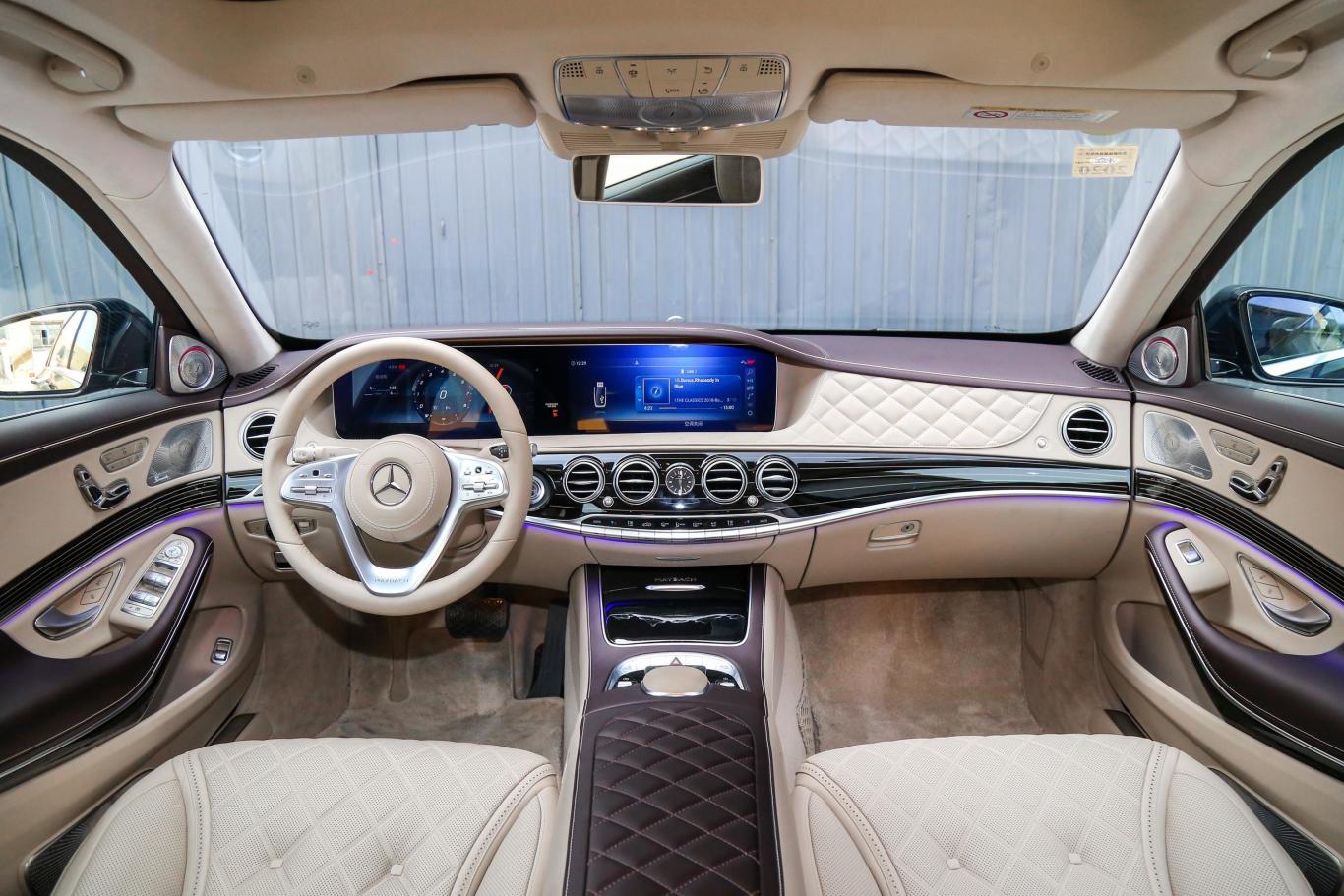 迈巴赫s级s 680内饰全景正拍