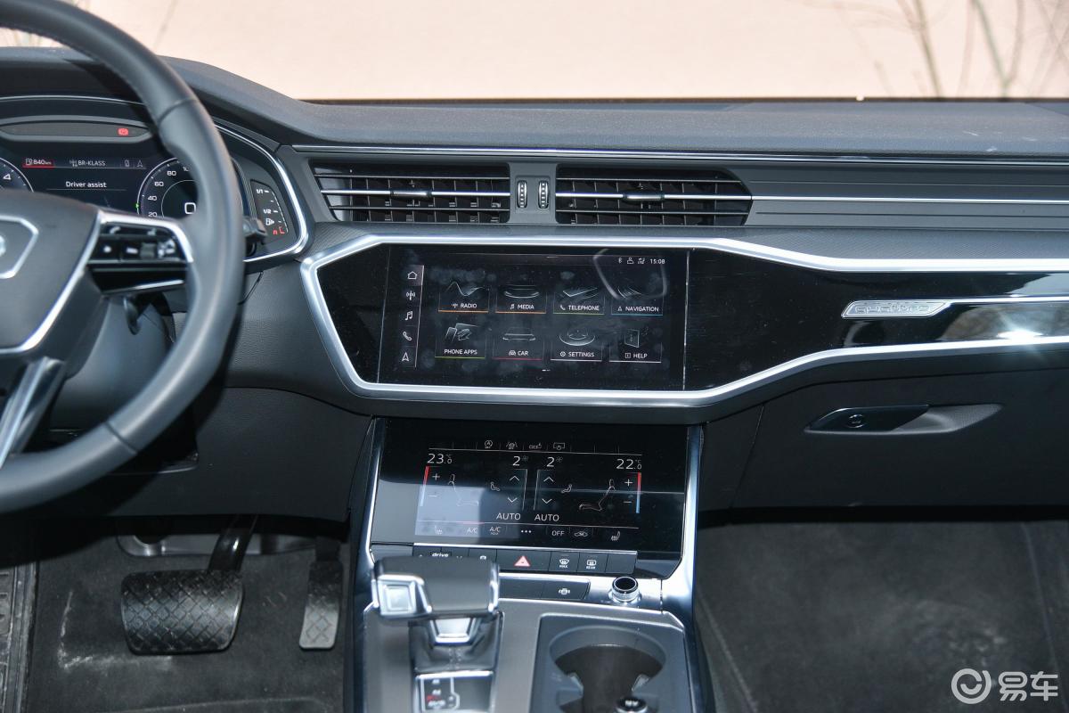 【奥迪a62019款奥迪a6 avant 50 tdi quattro 海外版中控台整体汽车