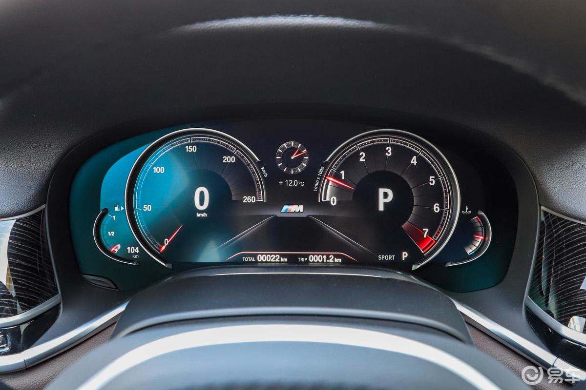 【宝马7系2018款730li 尊享版 m运动套装仪表盘汽车图片-汽车图片大全