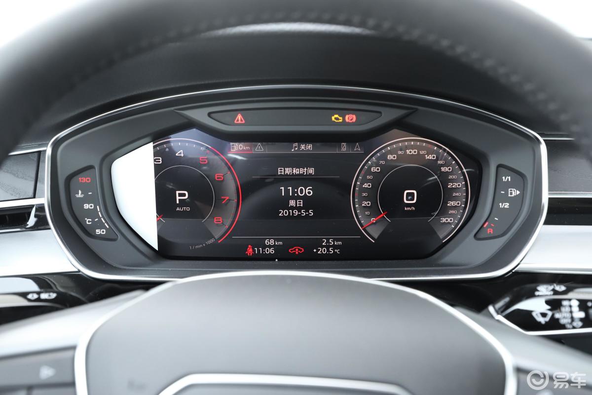 【奥迪a8l2019款50 tfsi quattro 舒适型仪表盘汽车图片-汽车图片大全