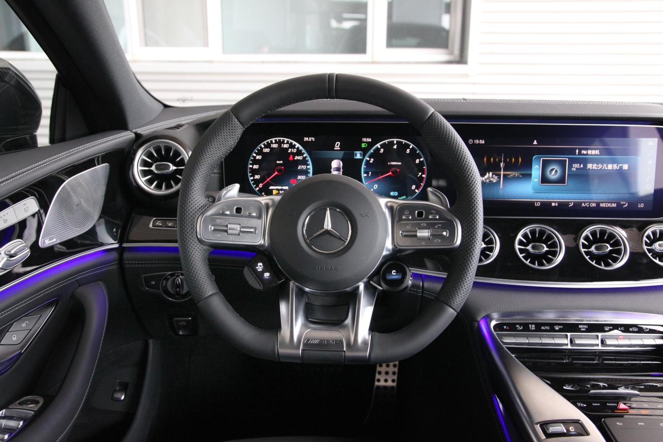 奔驰gt amgamg gt 50 四门跑车方向盘