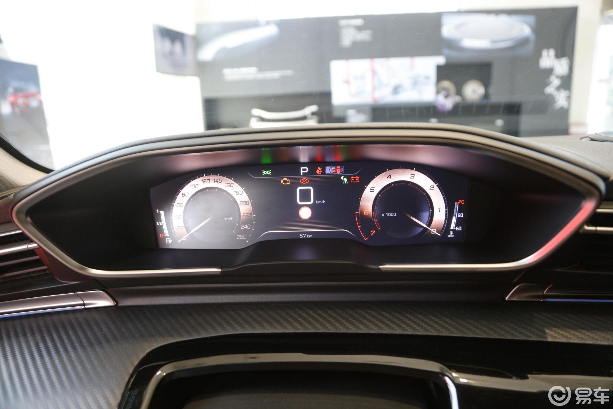 【标致508l2019款400thp 手自一体 夜行版仪表盘汽车图片-汽车图片