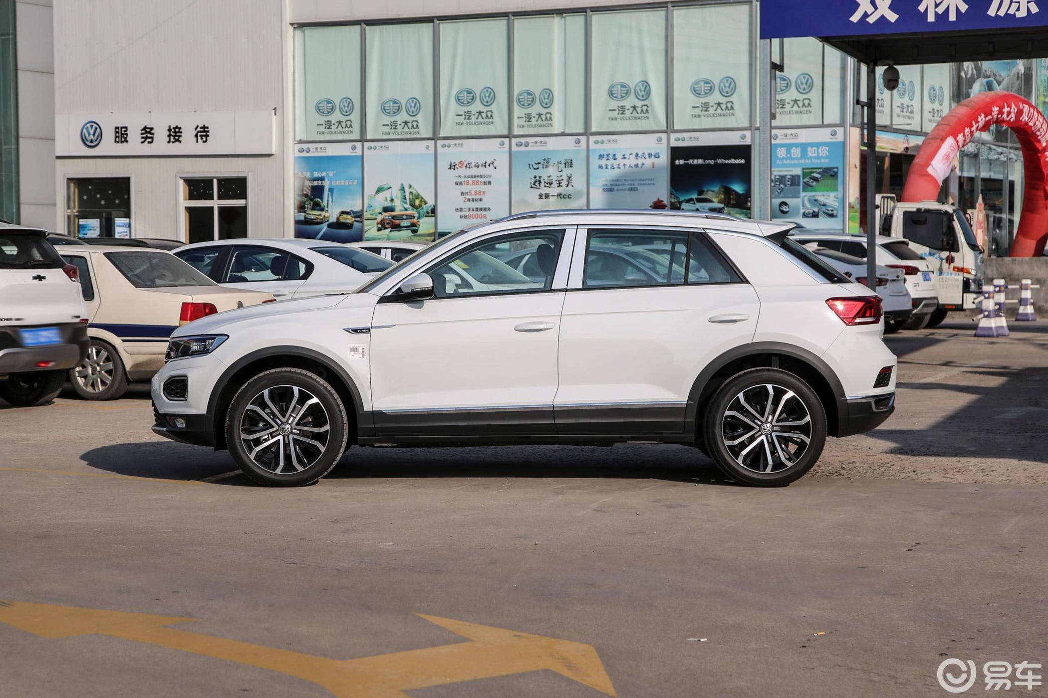 【探歌2020款280tsi 双离合 两驱 舒适型正侧车头向左水平汽车图片