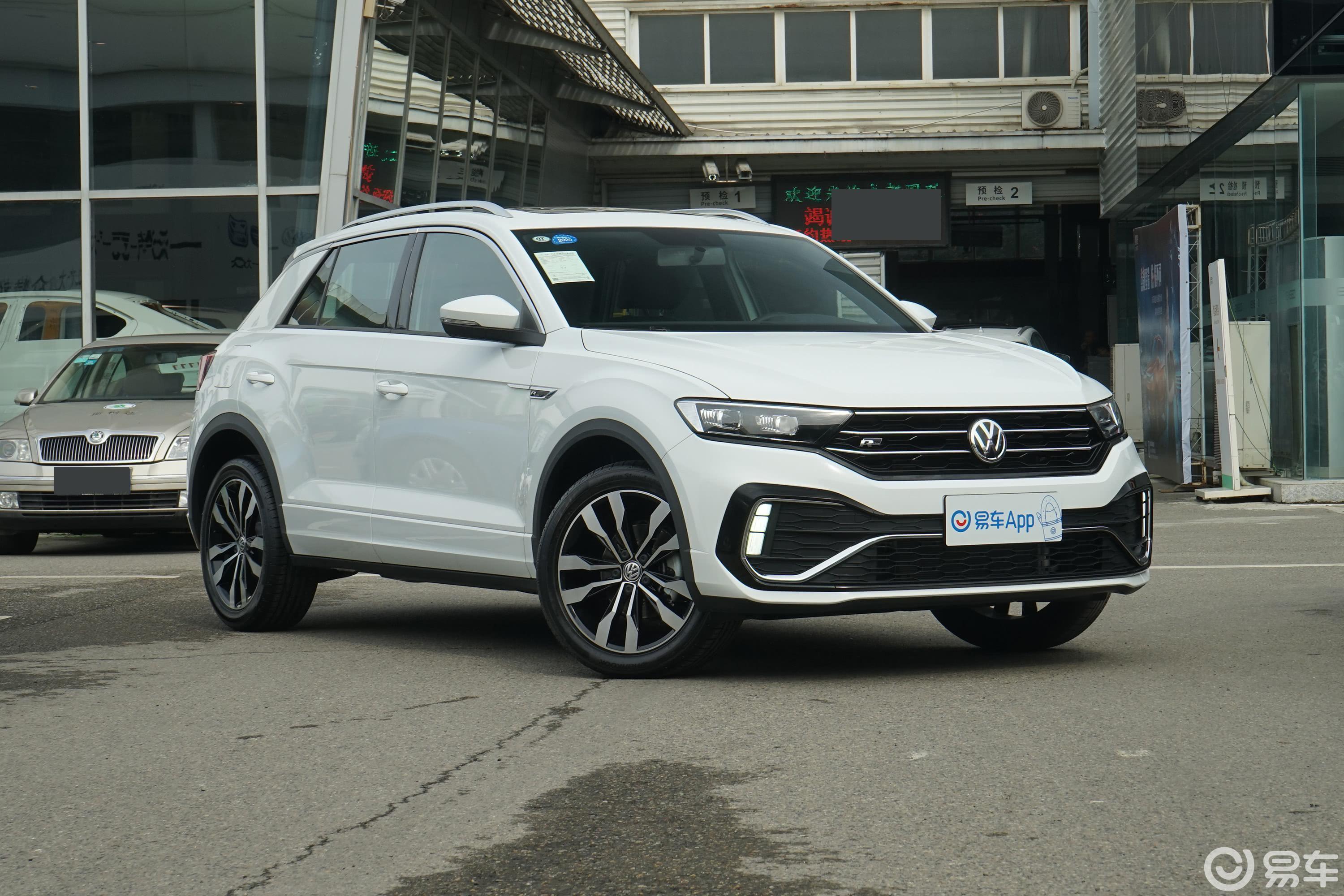 【探歌2020款280tsi 双离合 r-line侧前45度车头向右水平汽车图片