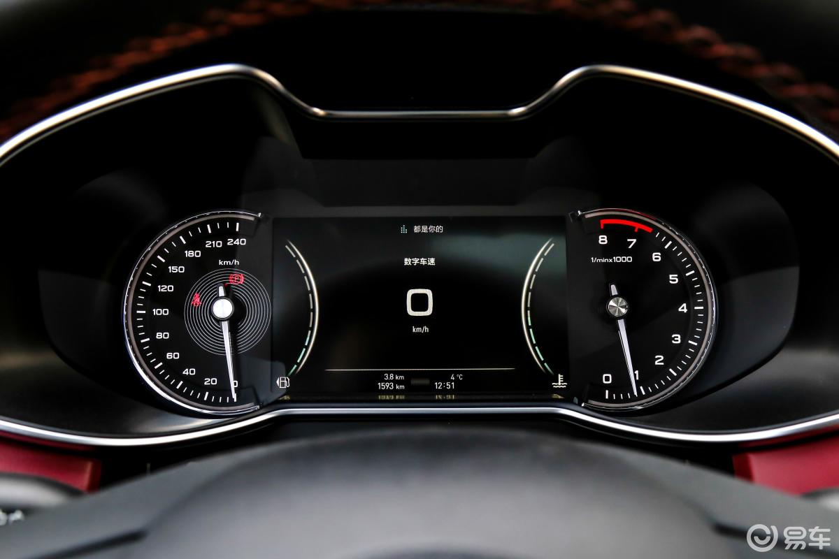 【名爵62019款20t 手动 trophy高铁版 国Ⅵ仪表盘汽车图片-汽车图片