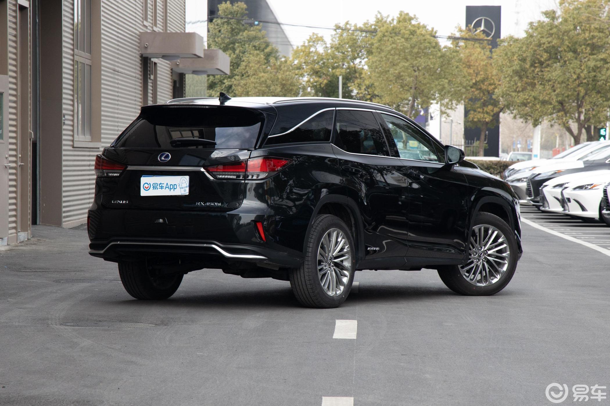 【雷克萨斯rx2020款450hl 豪华版 7座 国vi侧后45度车头向右水平汽车