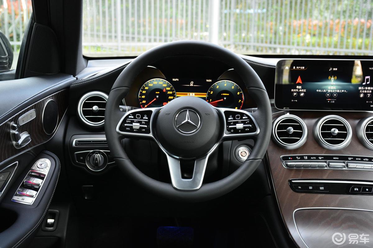 【奔驰glc2020款改款 glc 260 l 4matic 豪华型方向盘汽车图片-汽车