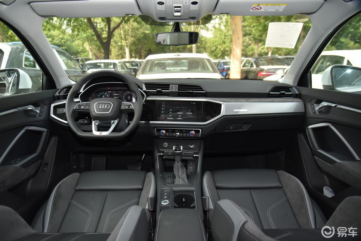 【奥迪q3 sportback2020款40tfsi 时尚型内饰全景正拍汽车图片-汽车