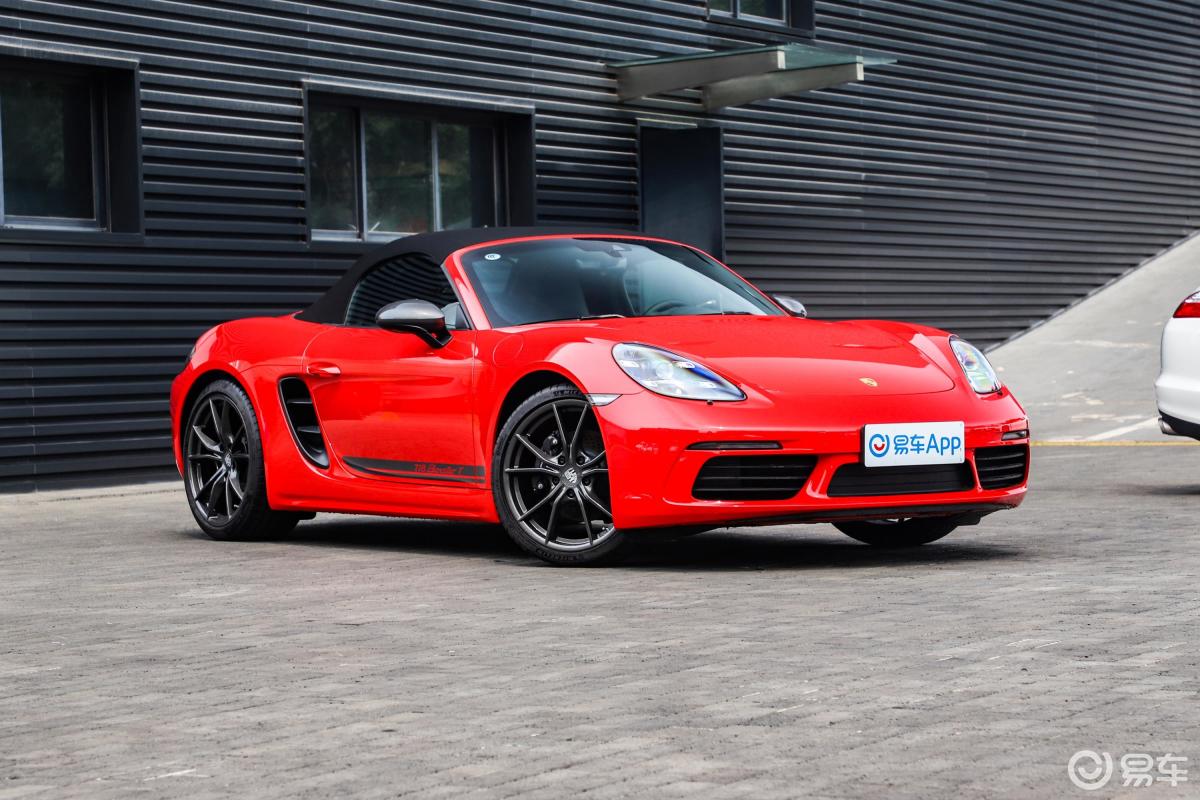 【保时捷7182019款boxster t侧前45度车头向右水平汽车图片-汽车图片